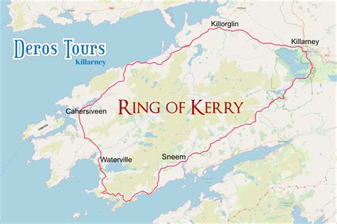 Ring Of Kerry Map