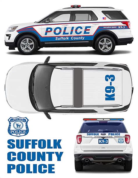 Suffolk County Police, New York – Explorer – Bilbozodecals