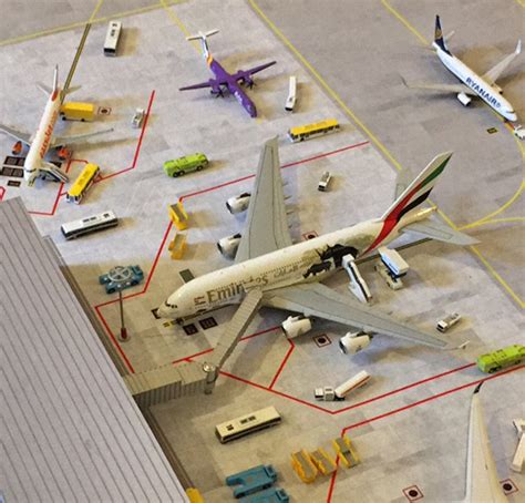 Model Airport layout sheet for 1/400 and 1/500 Scale model | Etsy