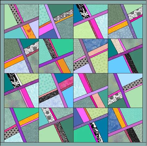 one block design | Scrap quilt patterns, Modern quilt blocks, Quilt ...