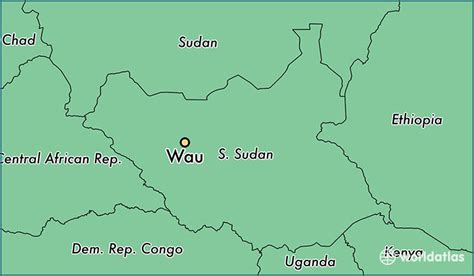 Where is Wau, South Sudan? / Wau, Western Bahr al Ghazal Map - WorldAtlas.com