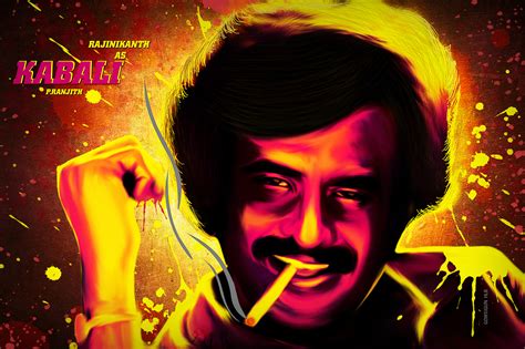 SUPER STAR RAJINI DIGITAL ART WORK on Behance