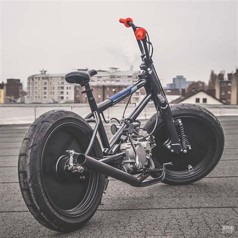 Crossbreed: A Cub x BMX hybrid with a motorcycle engine | Bike EXIF