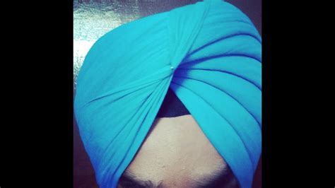 How to tie a Patiala Shahi Turban-easy to learn - YouTube