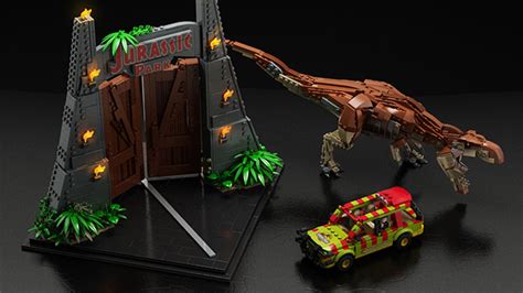 Hold on to your butts. There is a Lego Jurassic Park project.