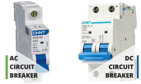 AC vs DC Circuit Breaker - Differences and Comparison