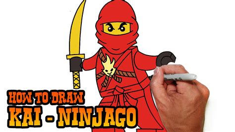 How to Draw Kai- Ninjago- Video Lesson - YouTube