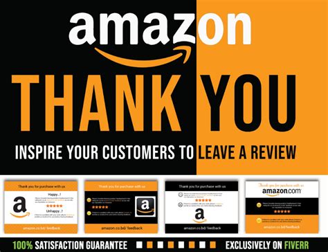 Mahfujahmed8643: I will design amazon thank you card and product insert within 2 hours for $10 ...