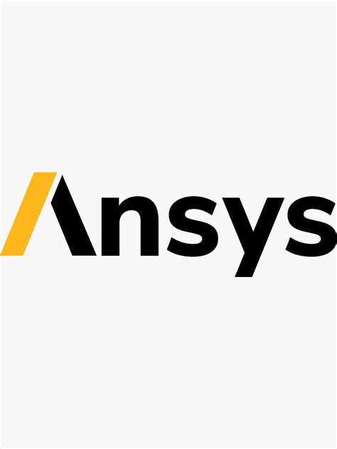 "ANSYS logo" Sticker for Sale by Banana--Split | Redbubble