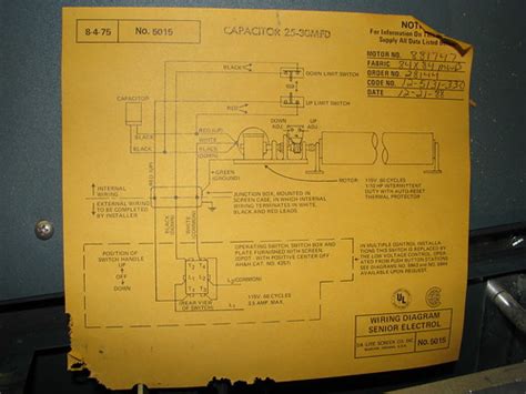Motorized Projector Screen - Wiring Diagram | The screen its… | Flickr