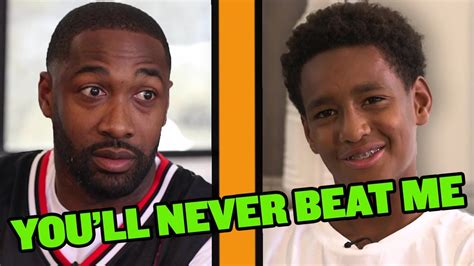 Father/Son Interview: Gilbert Arenas Talks Trash to Son, Alijah Arenas - YouTube