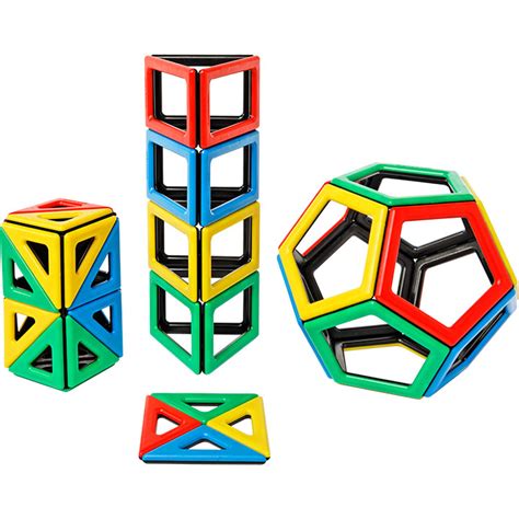 Magnetic Polydron Extra Shapes Set