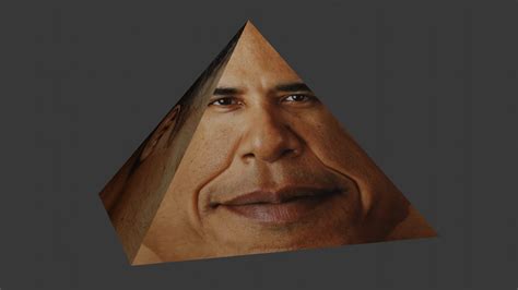 I made my own high resolution 4K obama prism with UV-unwrapping ...