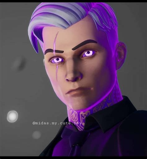 Purple-haired Gamer with Piercings | Fortnite