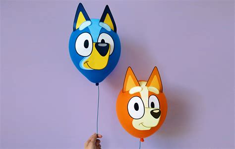 Bluey and Bingo balloons - Cbeebies