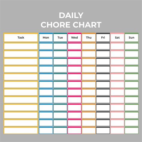 Free Blank Chart Templates - Printable Templates