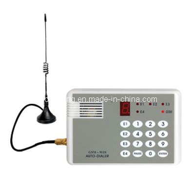 GSM Alarm Voice Auto Dialer for Alarm System (GSM-911S-4) - Auto Dialer and Alarm System