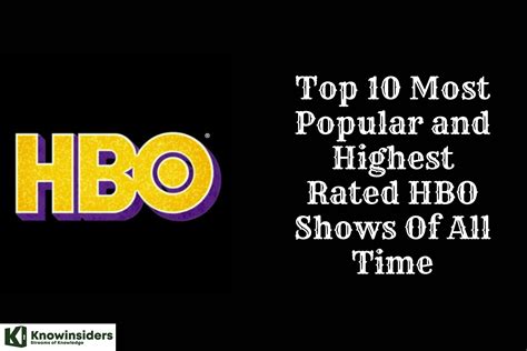 Top 10 Most Popular and Highest Rated HBO Shows Of All Time | KnowInsiders