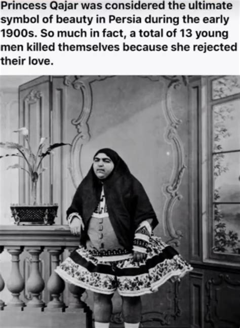 Princess Qajar was considered the ultimate symbol of beauty in Persia ...