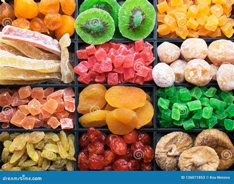 Mix of Different Dried Fruits Stock Image - Image of diet, eating: 136071853