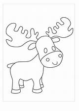 Bebé Alce Sonriendo Para colorear Imprimir E Dibujar –ColoringOnlyCom sketch template