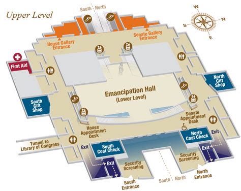 Capitol Visitor Center Indoor Map | U.S. Capitol - Visitor Center