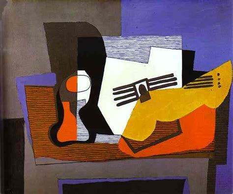 Pablo Picasso — Still Life with Guitar, 1921