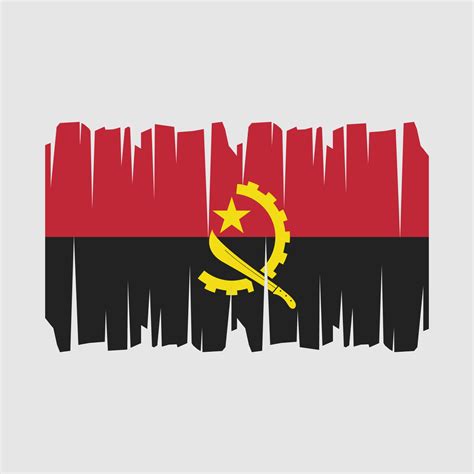 Angola Flag Vector 21763278 Vector Art at Vecteezy