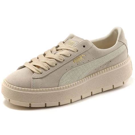 Puma select Suede Platform Trace Animal Trainers Beige, Dressinn