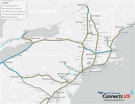 Amtrak Northeast Regional Map - Map Of South America