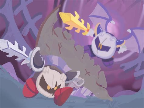 Dark Meta Knight vs Meta Knight by Groies on Newgrounds