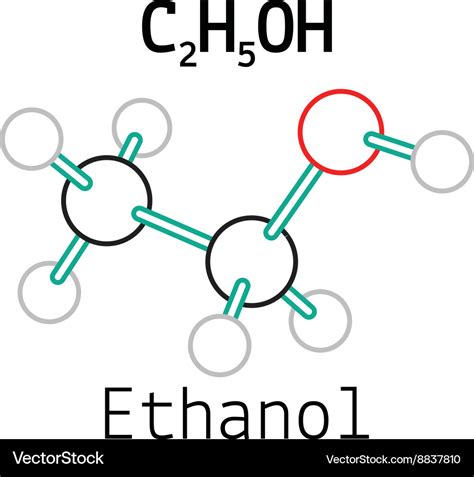 C2h5oh Ethanol Molecule Royalty Free Vector Image | Free Nude Porn Photos