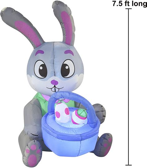 Large Easter Egg Inflatable with Build-in LEDs Blow Inflatable Outdoor ...