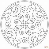 Halloween Mandala Coloring Pages  Free Printable Templates sketch template