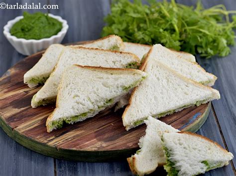 Chutney Sandwich recipe, How to make Chutney Sandwich, Roadside