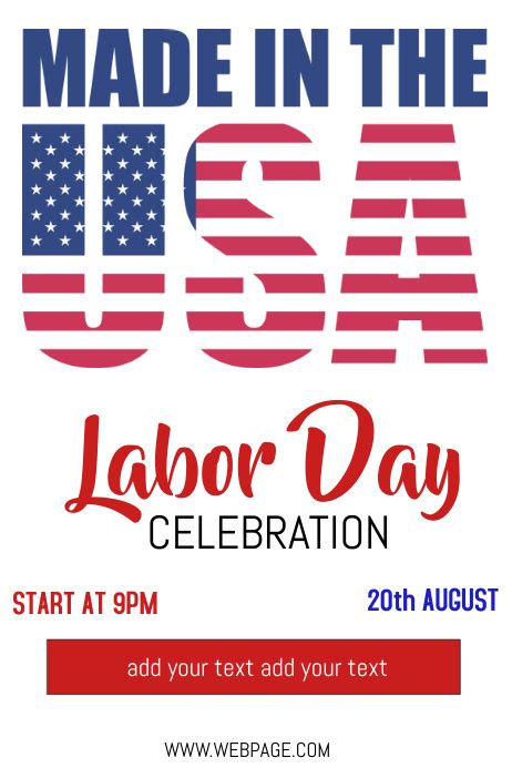 Labor day flyer template | PosterMyWall