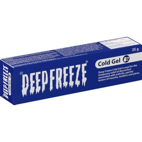 Deep Freeze Pain Relieving Gel 35g - Clicks