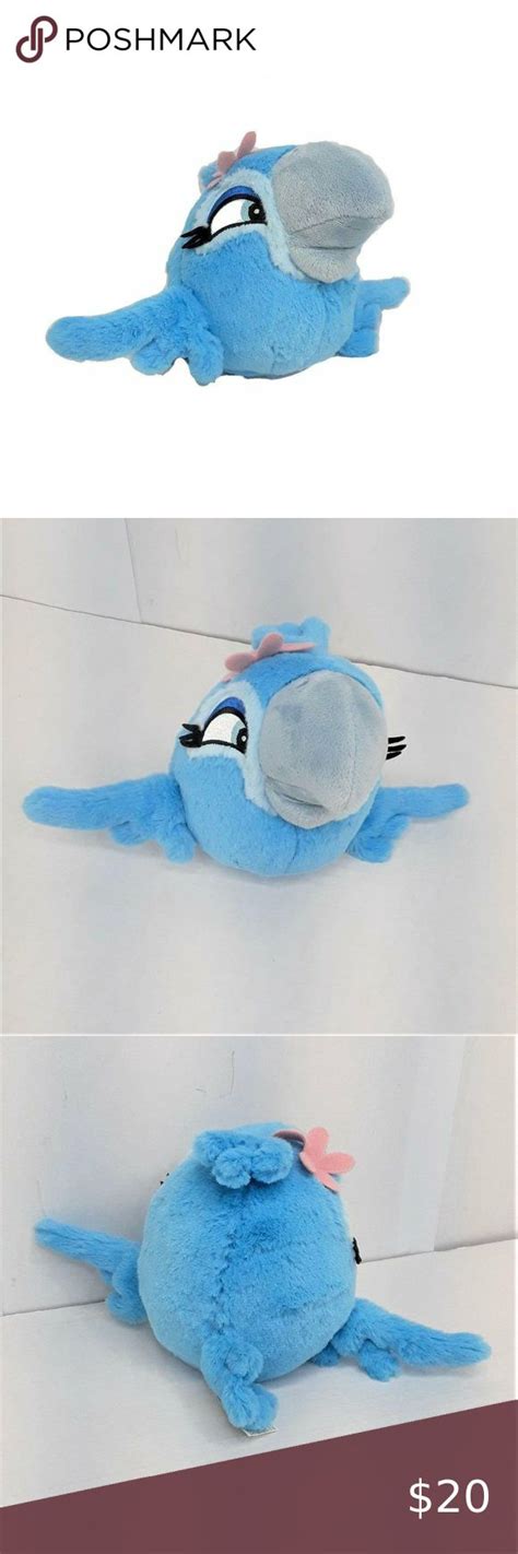 2011 Angry Birds Rio Jewel Plush 6″ Talking Blue | Pet toys, Plush ...