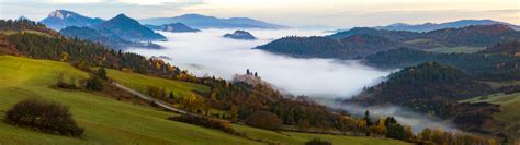 Fondos de pantalla : paisaje, bosque, niebla, otoño 5120x1440 - realmcraft - 1964339 - Fondos de ...