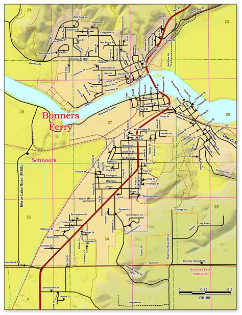 Bonners Ferry Maps and Directions