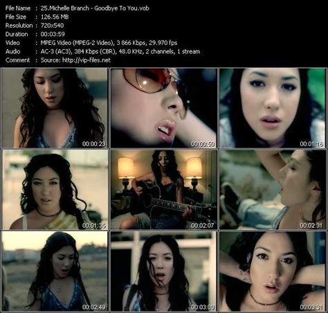 Michelle Branch «Goodbye To You» VOB File