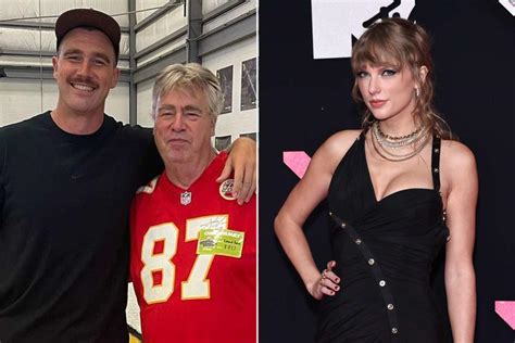 Travis Kelce Jokes About Seeing His Dad Talk to Taylor Swift at Chiefs ...