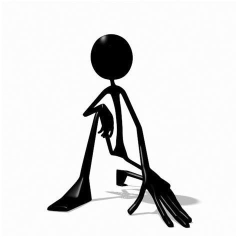 stickman character 3d model - ClipArt Best - ClipArt Best