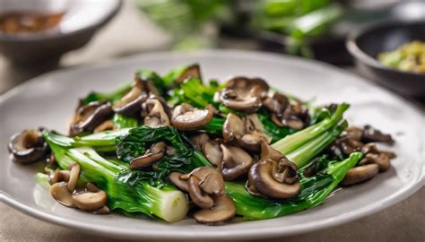 Sauteed Pak Choy with Mushrooms - Your Gourmet Guru