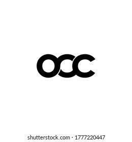 Occ Letter Original Monogram Logo Design Stock Vector (Royalty Free ...