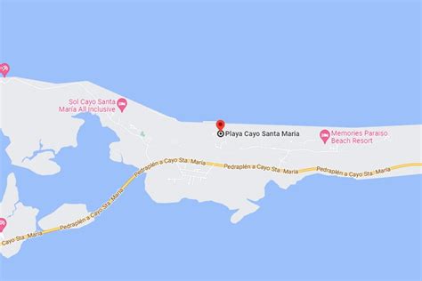 Resort Map Melia Buenavista Cayo Santa Maria, Cuba