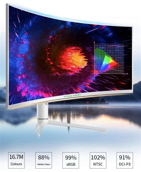 Titan Army 34 Inch 3.4K 165HZ HDR400 With Adaptive-Sync Ultrawide Curved Gaming Monitor | Lazada ...