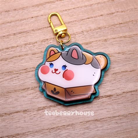 Fat Cat Minion FFXIV Inspired Fanart Acrylic Keychain - Etsy