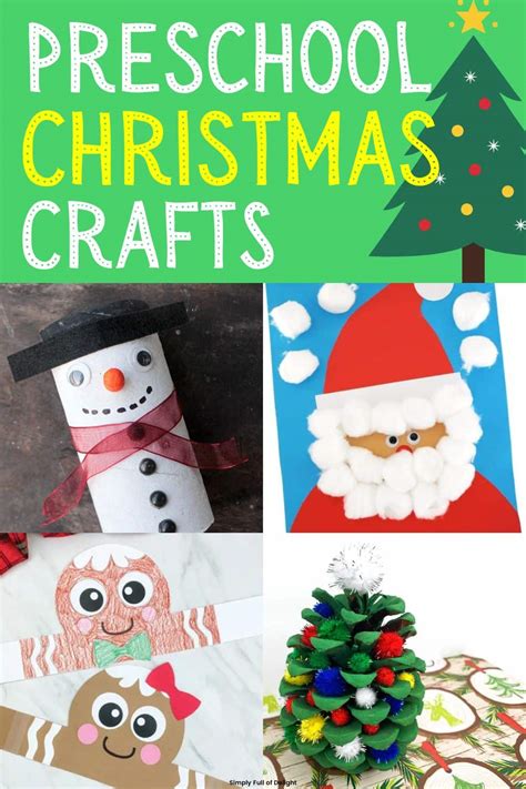 53 Easy Christmas Crafts for 4 Year Olds - Simply Full of Delight