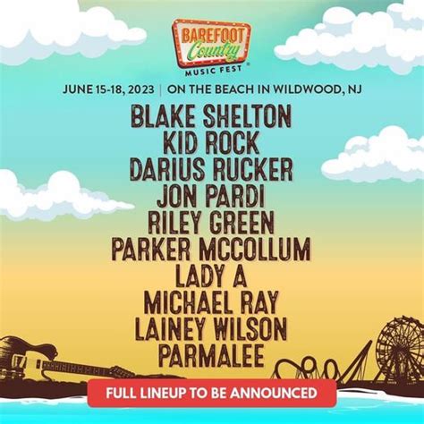 Barefoot Country Music Fest 2024 Lineup - Elana Marita